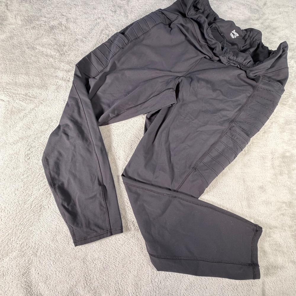 Duluth Trading Co Womens XXL Regular Black Moto Pocket Leggings Active Tights